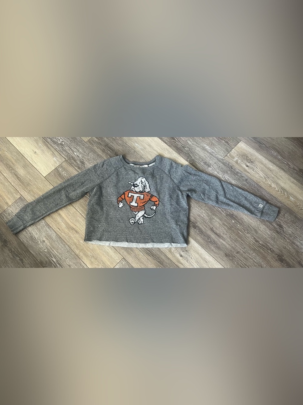Tennessee Volunteers - Tailgate 1997 Smokey Mascot -cropped Sweatshirt size med